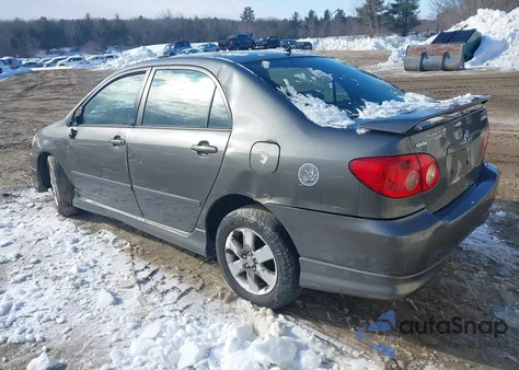 2007 Toyota Corolla S из США, поврежденный, VIN 2T1BR32E67C844164